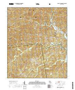 Resseaus Crossroads 2020 topographic map thumbnail