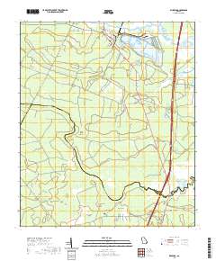Riceboro 2020 topographic map thumbnail