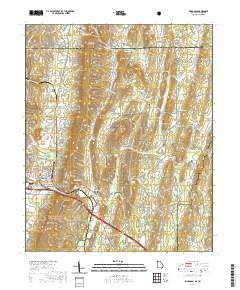 Ringgold 2020 topographic map thumbnail