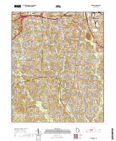 Riverdale 2020 topographic map thumbnail