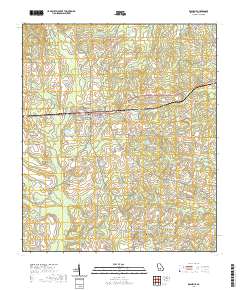 Rochelle 2020 topographic map thumbnail