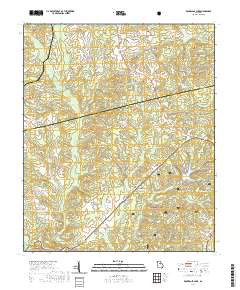 Rock Eagle Lake 2020 topographic map thumbnail
