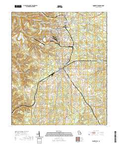 Sandersville 2020 topographic map thumbnail