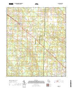 Sasser 2020 topographic map thumbnail