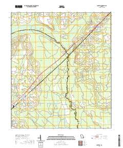 Screven 2020 topographic map thumbnail