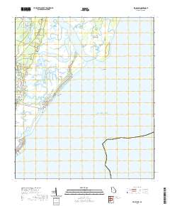 Sea Island 2020 topographic map thumbnail