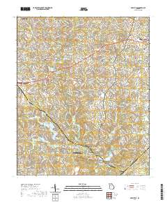 Snellville 2020 topographic map thumbnail