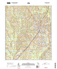 Statesboro 2020 topographic map thumbnail