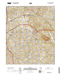 Stone Mountain 2020 topographic map thumbnail
