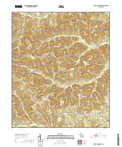 Stuckey Boone Lake 2020 topographic map thumbnail