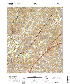 Suwanee 2020 topographic map thumbnail