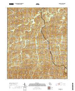 Talbotton 2020 topographic map thumbnail