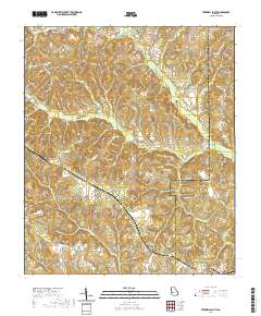 Tazewell South 2020 topographic map thumbnail
