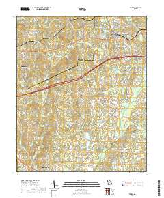 Temple 2020 topographic map thumbnail
