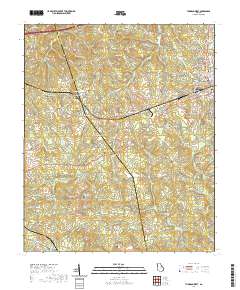 Thomson West 2020 topographic map thumbnail