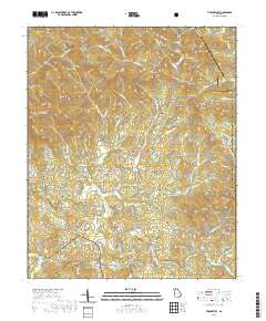 Tickanetley 2020 topographic map thumbnail