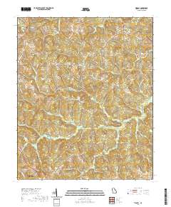 Tignall 2020 topographic map thumbnail