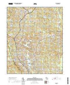 Tyrone 2020 topographic map thumbnail