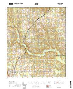 Unadilla 2020 topographic map thumbnail