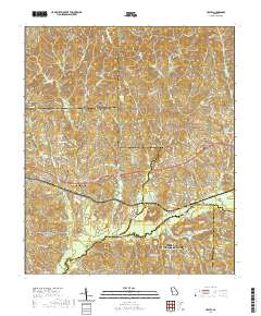 Upatoi 2020 topographic map thumbnail
