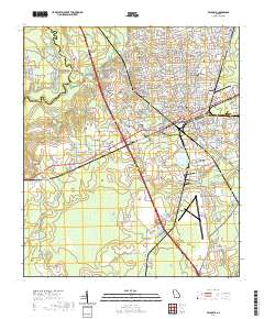 Valdosta 2020 topographic map thumbnail