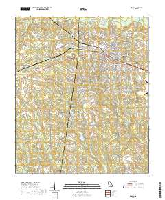 Vidalia 2020 topographic map thumbnail