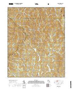 Dyer Gap 2020 topographic map thumbnail