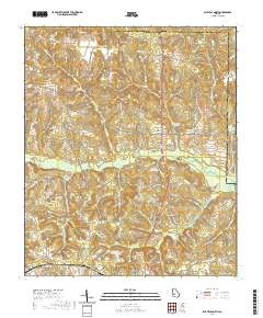Ellaville North 2020 topographic map thumbnail