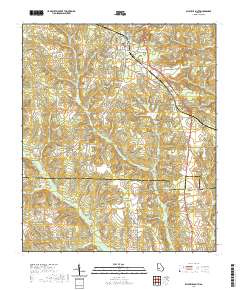 Ellaville South 2020 topographic map thumbnail