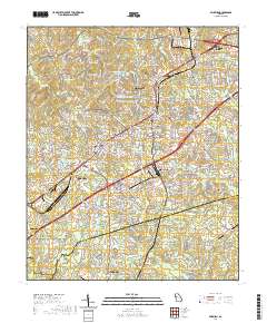 Fairburn 2020 topographic map thumbnail