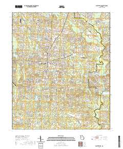 Fayetteville 2020 topographic map thumbnail