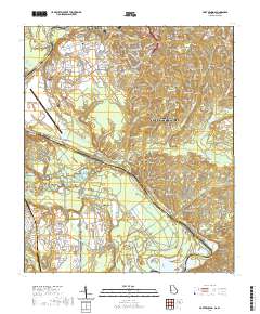 Fort Benning 2020 topographic map thumbnail