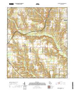 Fort Valley East 2020 topographic map thumbnail