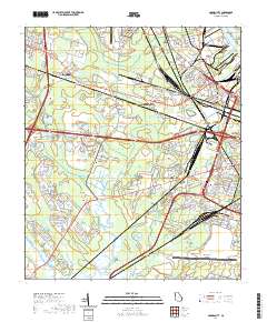 Garden City 2020 topographic map thumbnail