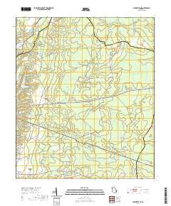 Glennville NE 2020 topographic map thumbnail