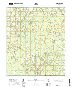 Glennville SE 2020 topographic map thumbnail
