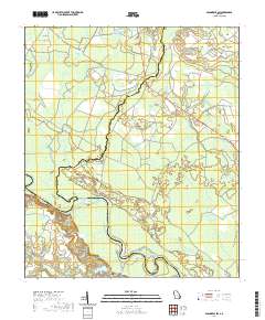 Glennville SW 2020 topographic map thumbnail