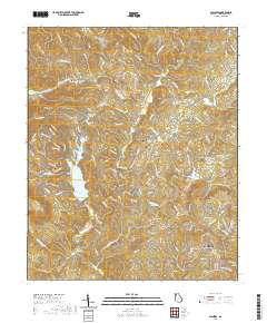 Waleska 2020 topographic map thumbnail