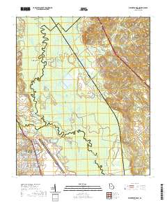 Warner Robins NE 2020 topographic map thumbnail