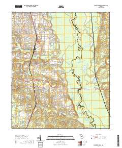 Warner Robins SE 2020 topographic map thumbnail