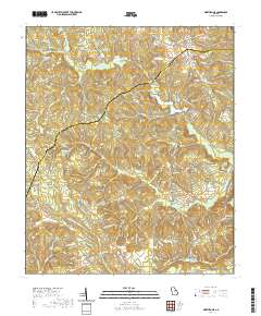 Warthen NE 2020 topographic map thumbnail