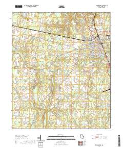 Waynesboro 2020 topographic map thumbnail