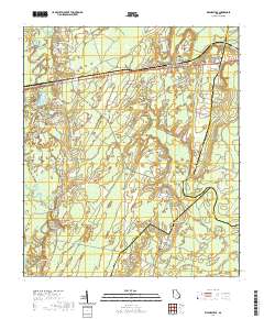 Waynesville 2020 topographic map thumbnail