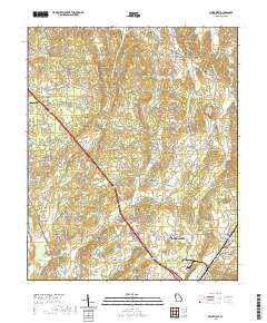 White West 2020 topographic map thumbnail