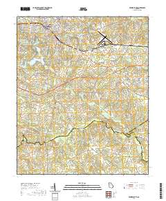 Winder South 2020 topographic map thumbnail