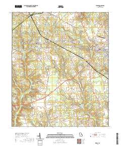 Wrens 2020 topographic map thumbnail
