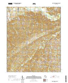 Burnt Hickory Ridge 2020 topographic map thumbnail