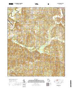 Calhoun NE 2020 topographic map thumbnail
