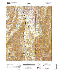 Calhoun South 2020 topographic map thumbnail