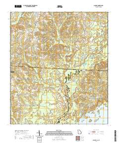 Calvary 2020 topographic map thumbnail